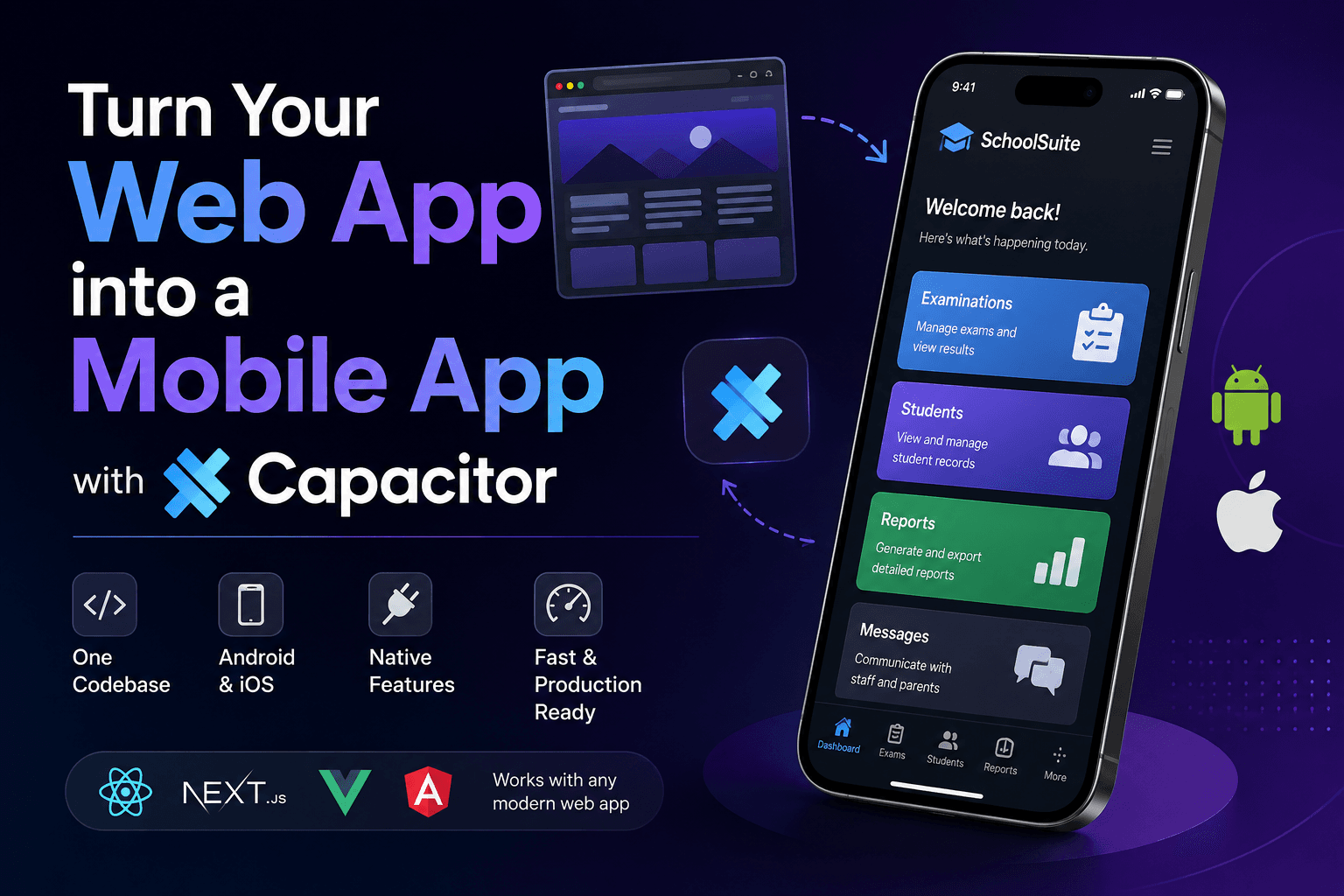 How to Turn Your Web App into a Mobile App with Capacitor (Complete Beginner's Guide)